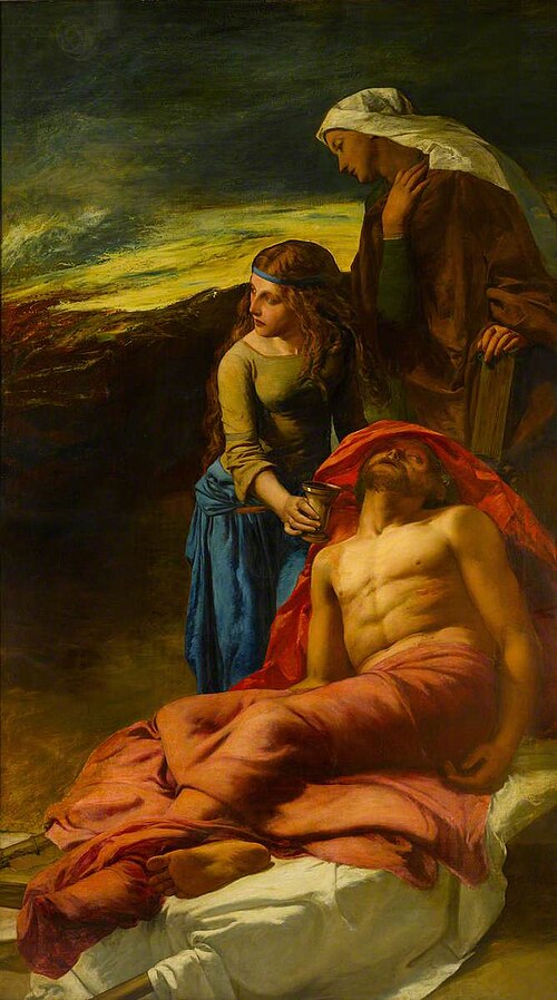 Succouring the Wounded, 1861, Paul Falconer Poole