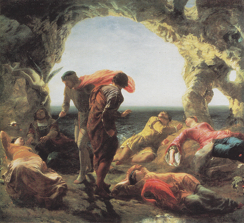 A Scene from the Tempest, 1856, Paul Falconer Poole
