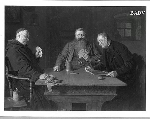 land-players, 1906, Eduard von Grützner