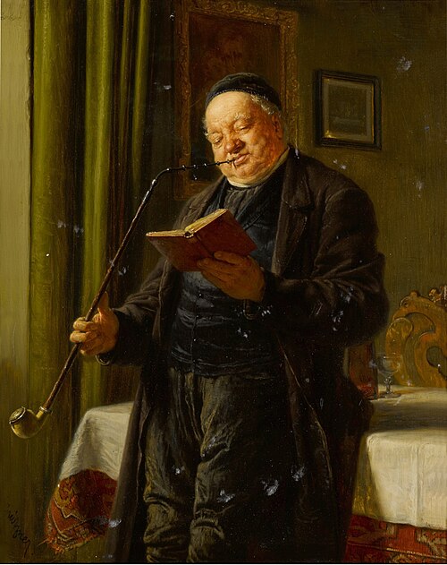 A good reading, 1890, Eduard von Grützner