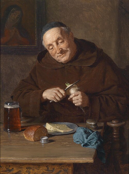 Heure du pain, 1908, Eduard von Grützner