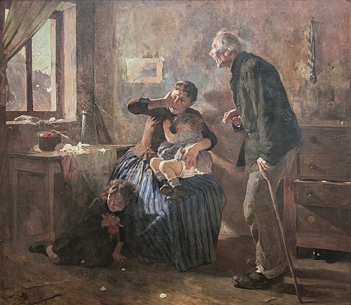 El Granizo de Reims 1886., 1886, Arturo Michelena