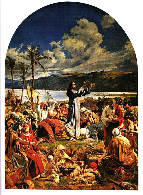 La multiplicacion de los panes y peces., 1897, Arturo Michelena