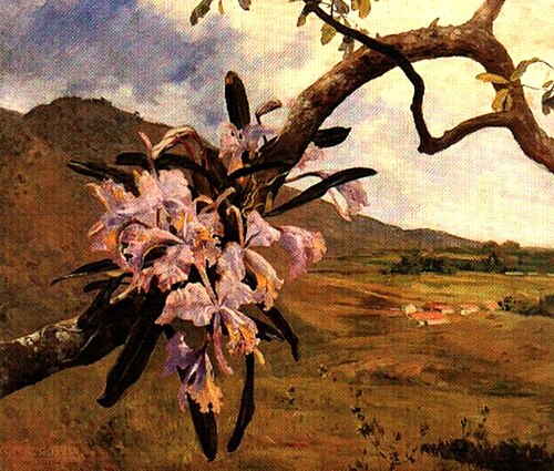 Flores de mayo y paisaje, 1896, Arturo Michelena