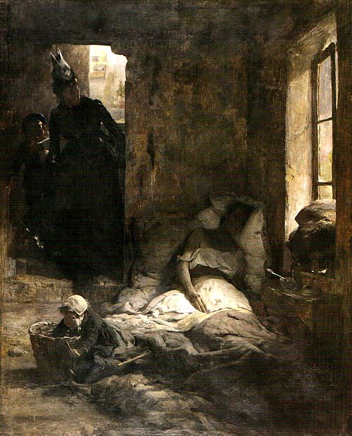 La caridad., 1888, Arturo Michelena