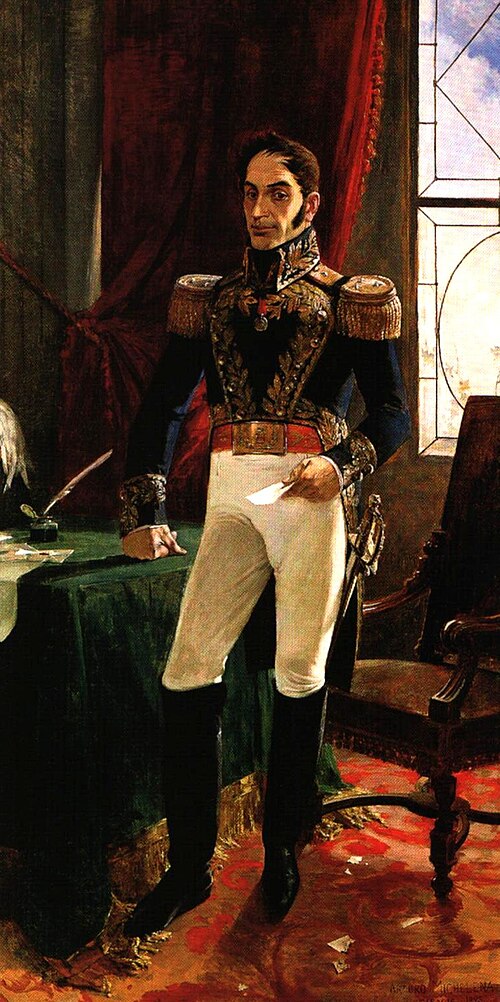 El Libertador en traje de campaña, 1895, Arturo Michelena