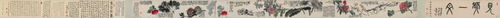 吴昌硕花卉蔬果卷, 1908, Wu Changshuo
