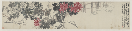 吴俊卿菊花卷, , Wu Changshuo