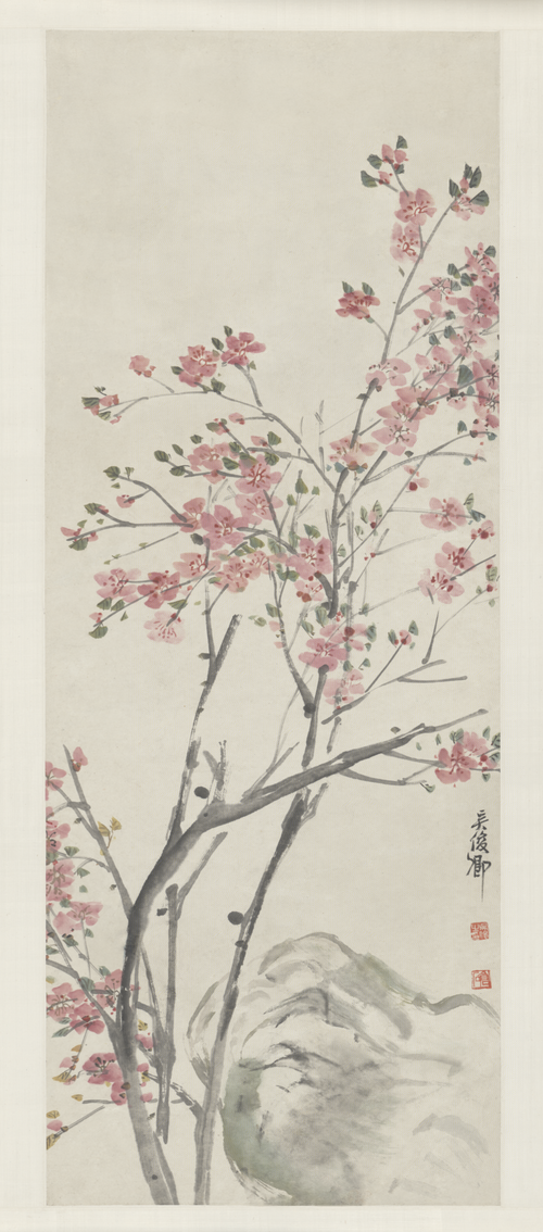 吴俊卿杏花图轴, , Wu Changshuo