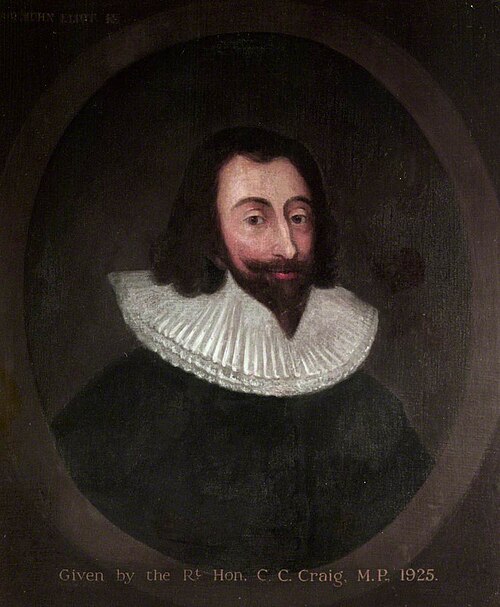 Sir John Eliot (after an original painting at Port Eliot), 1628, Paul van Somer