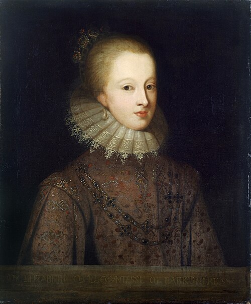 Elizabeth Howard, 1st Countess of Berkshire, née Cecil, , Paul van Somer