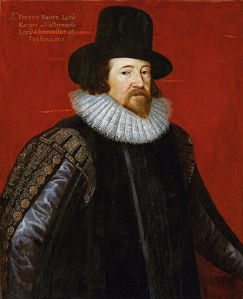 Porträt des Francis Bacon., 1617, Paul van Somer