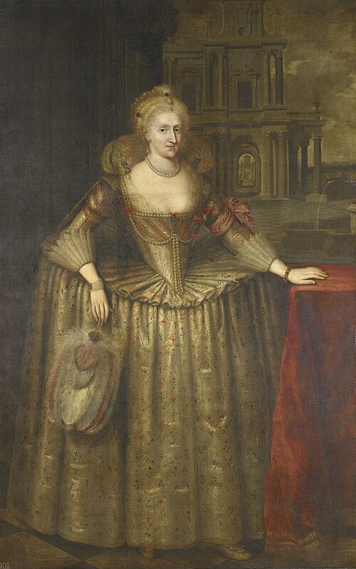 Anne of Denmark (1574-1619), 1617, Paul van Somer I