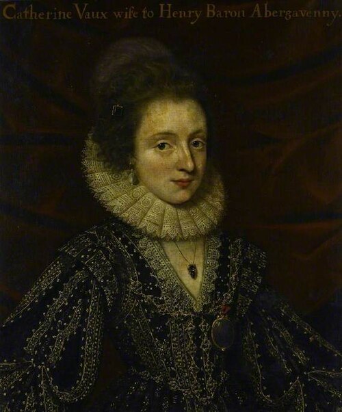 Catherine Vaux, Lady Abergavenny, 1617, Paul van Somer I
