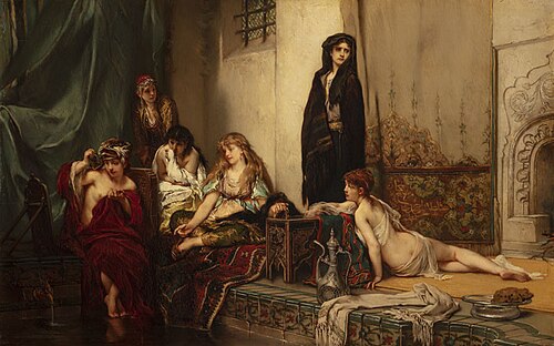 Montenegrin Women in a Harem, 1877, Jaroslav Čermák