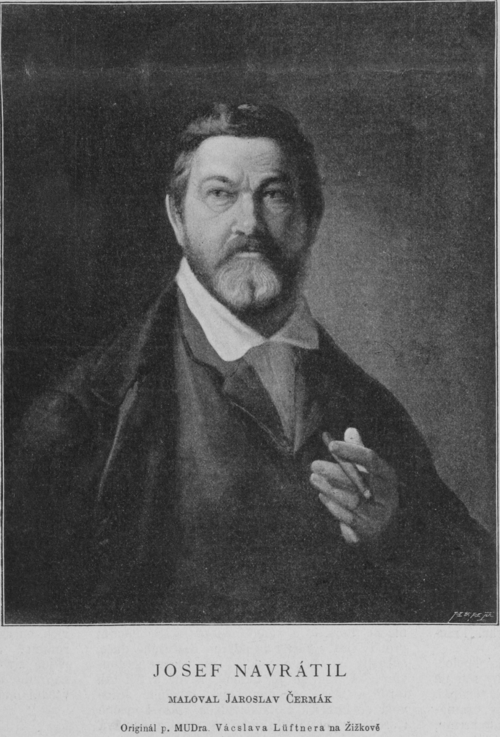 Portrait of Josef Navrátil, 1852, Jaroslav Čermák