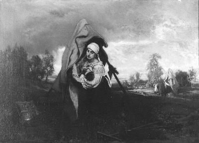 Een Hongaarse vrouw met kind, 1859, Jaroslav Čermák