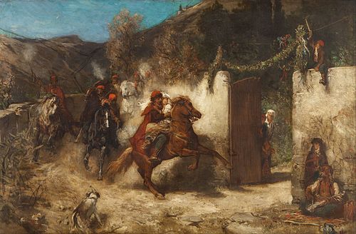 Dalmatian wedding, 1877, Jaroslav Čermák