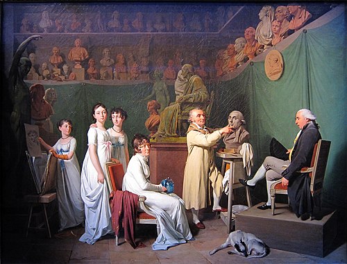 L’Atelier de Houdon, 1804, Louis-Léopold Boilly