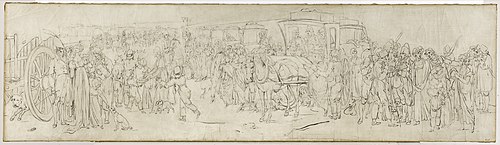 Les coucous sur le quai des Tuileries, 1805, Louis-Léopold Boilly