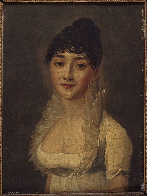 Portrait de femme en robe blanche, 1805, Louis-Léopold Boilly
