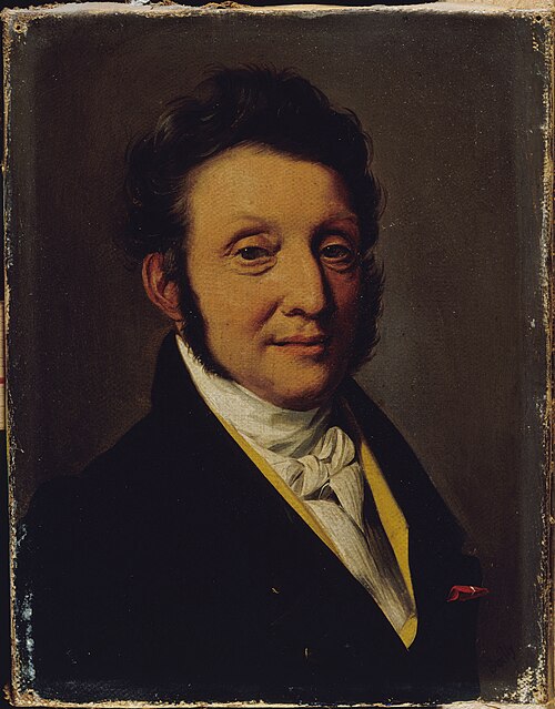 Portrait dit du colonel Gustave Pourlin, 1827, Louis-Léopold Boilly
