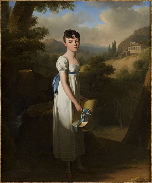 Portrait de Mademoiselle Athénaïs d'Albenas, 1807, Louis-Léopold Boilly