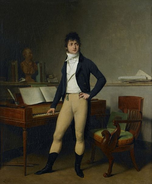 Portrait du compositeur François Adrien Boieldieu, 1798, Louis-Léopold Boilly