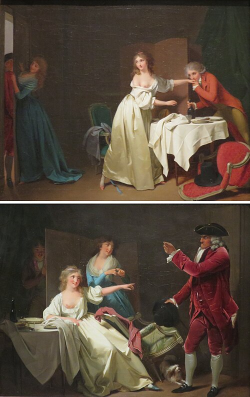 Interrupted Supper, , Louis-Léopold Boilly