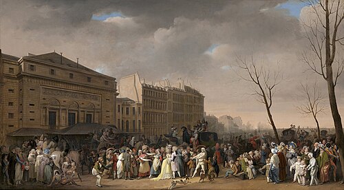 Scène de carnaval, 1832, Louis-Léopold Boilly