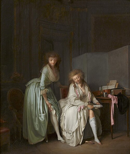 Comparaison des petits pieds, 1791, Louis-Léopold Boilly