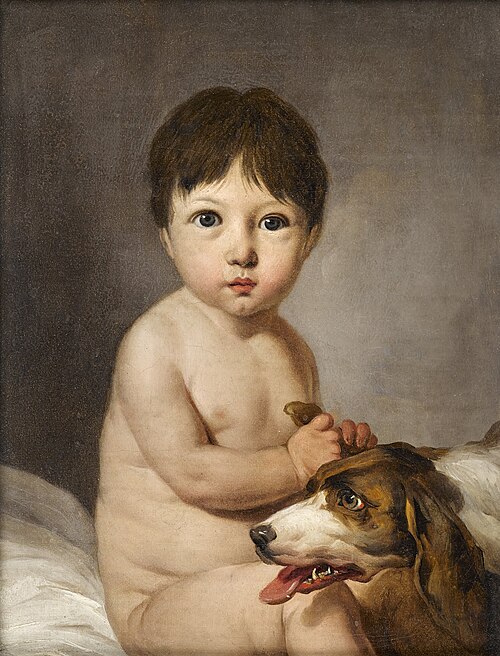 Portrait of a little boy, 1803, Louis-Léopold Boilly