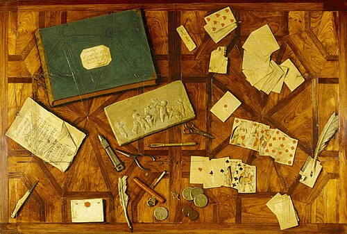 Trompe l'oeil Tabletop, , Louis-Léopold Boilly