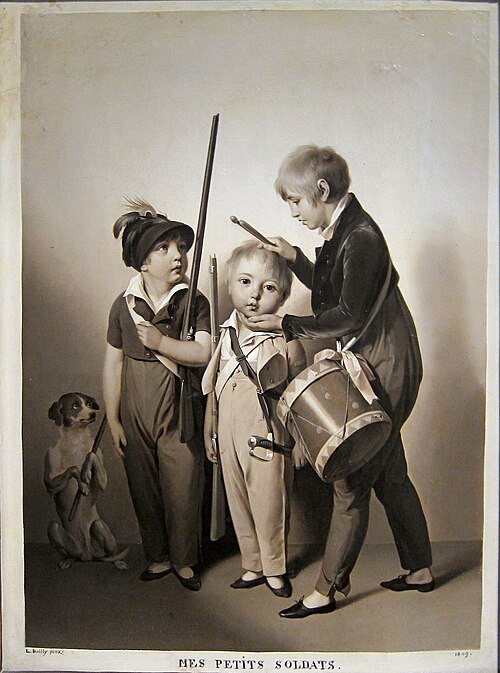 Mes petits soldats, 1809, Louis-Léopold Boilly