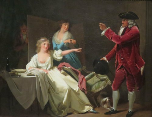 "Oh, quel fou !", 1790, Louis-Léopold Boilly