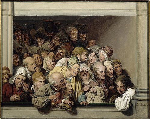 Une loge, un jour de spectacle gratuit, 1830, Louis-Léopold Boilly