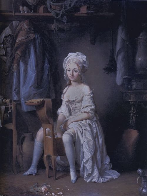 La Toilette intime ou la Rose effeuillée, , Louis-Léopold Boilly