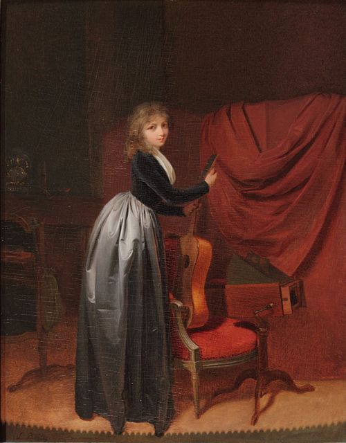 Portrait de son épouse Julie, , Louis-Léopold Boilly