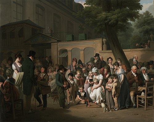 L'Entrée du jardin turc, 1812, Louis-Léopold Boilly