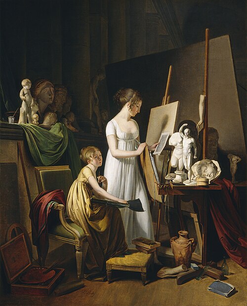 A Painter's Studio, 1800, Louis-Léopold Boilly