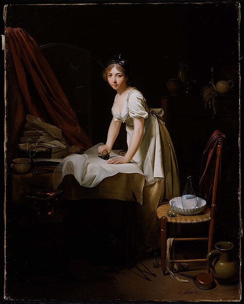 Young Woman Ironing, 1800, Louis-Léopold Boilly
