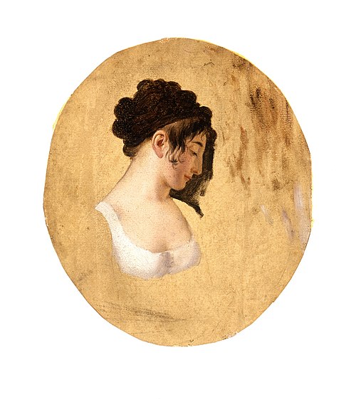 Profile of a Young Woman's Head, 1794, Louis-Léopold Boilly