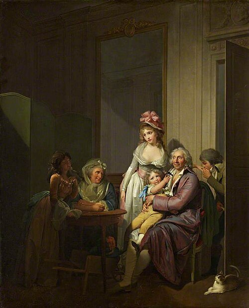 Family in an Interior, 1803, Louis-Léopold Boilly
