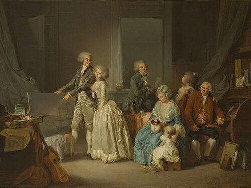 La Famille Gohin, 1780, Louis-Léopold Boilly