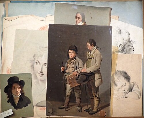 Nature morte en trompe-l'œil, 1805, Louis-Léopold Boilly