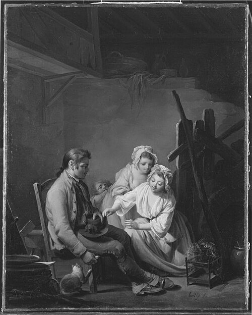 Hüte dich vor der Katze, , Louis-Léopold Boilly