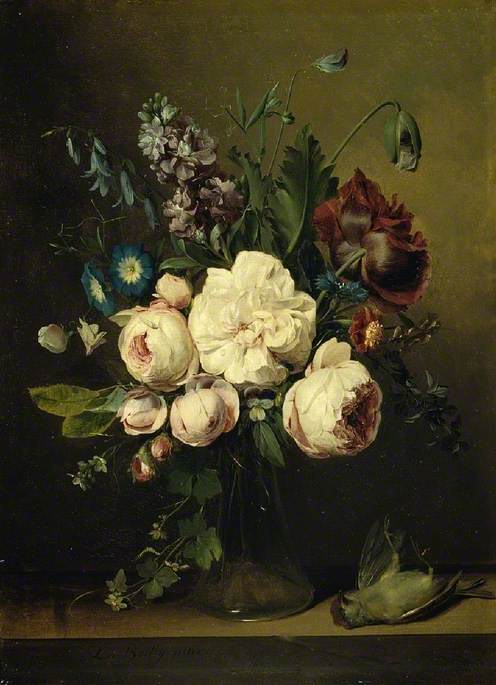 A vase of flowers, 1820, Louis-Léopold Boilly