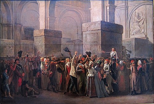 Le triomphe de Marat, 1794, Louis-Léopold Boilly