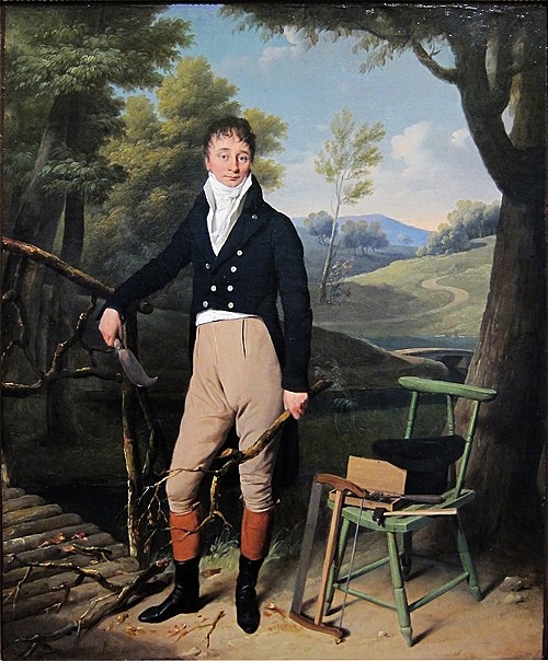 Portrait de Charles d'Aucourt de Saint-Just, 1800, Louis-Léopold Boilly