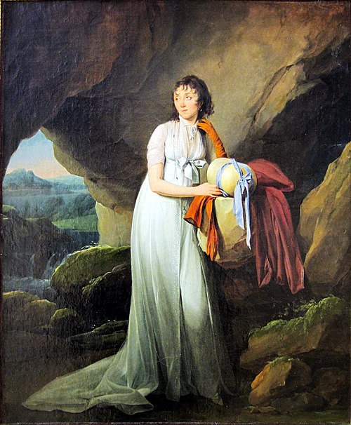 Portrait de Mme d'Aucourt de Saint-Just, 1800, Louis-Léopold Boilly